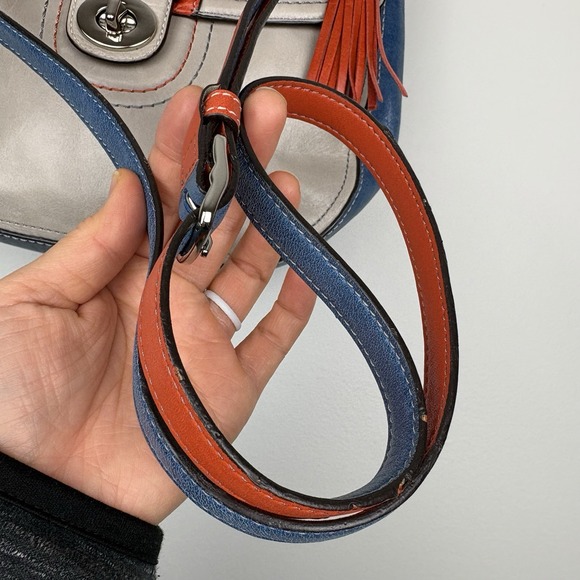 Coach Willis 70th Anniversary Colorblock Leather Crossbody Bag Rare - Picture 11 of 16